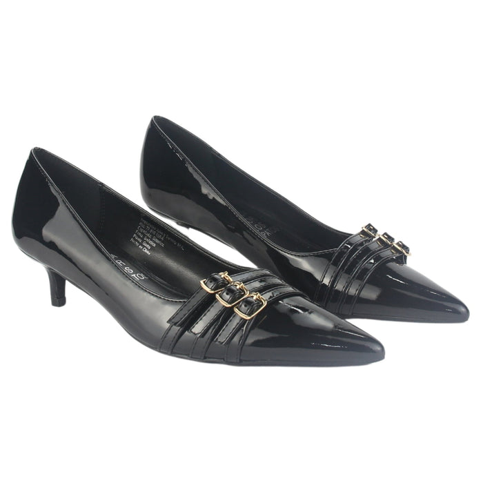 Zapato Chalada Mujer Kanya-15 Negro Casual Tacones Altos Chalada