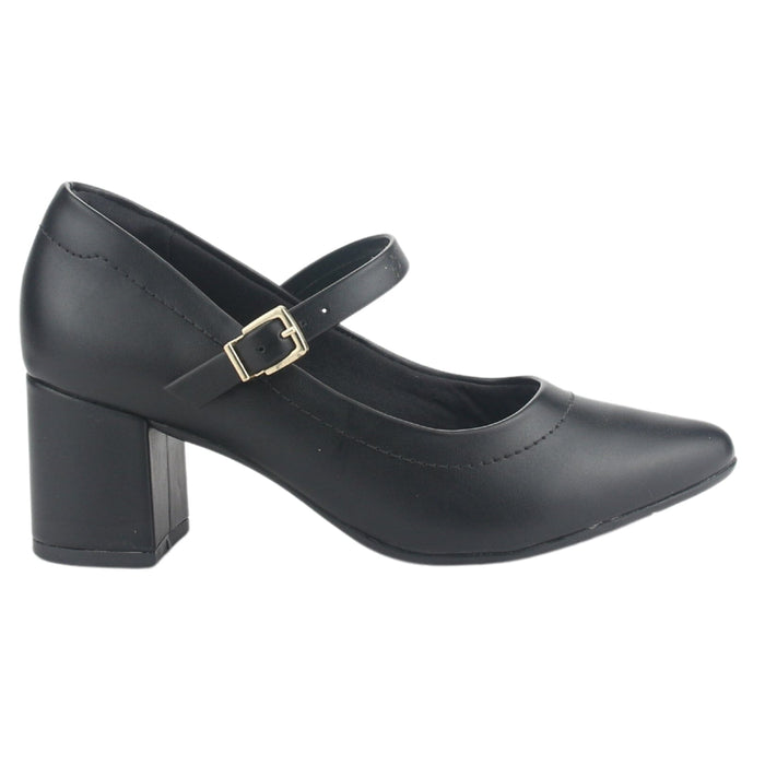 Zapato Comfortflex Mujer 2454323 Negro Casual Tacones Altos Comfortflex