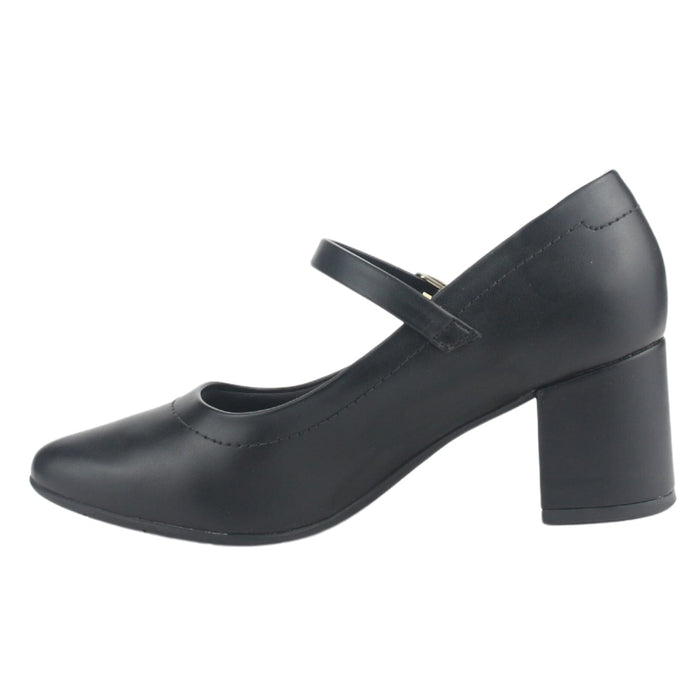 Zapato Comfortflex Mujer 2454323 Negro Casual Tacones Altos Comfortflex