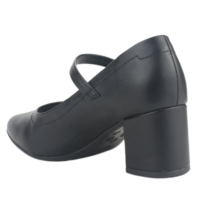 Zapato Comfortflex Mujer 2454323 Negro Casual Tacones Altos Comfortflex