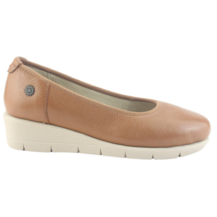 Zapato de Cuero Chalada Mujer Calafate-4 Camel Casual Zapatos Planos Comfort Chalada