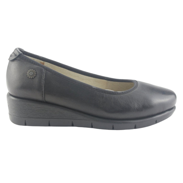 Zapato de Cuero Chalada Mujer Calafate-4 Negro Casual Zapatos Planos Comfort Chalada