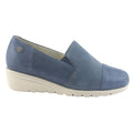 Zapato de Cuero Chalada Mujer Casia-1 Azul Casual Zapatos Planos Comfort Chalada