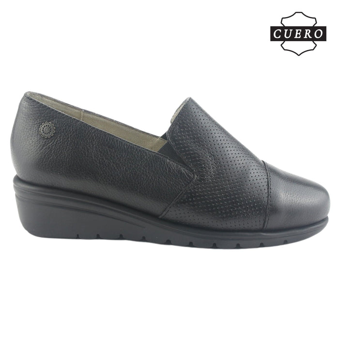 Zapato de Cuero Chalada Mujer Casia-1 Negro Casual Zapatos Planos Comfort Chalada