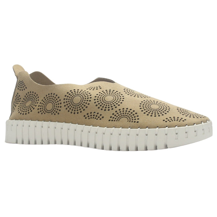 Zapato de Cuero Mujer Chalada Tren-1 Taupe Casual Zapatos Planos Comfort Chalada