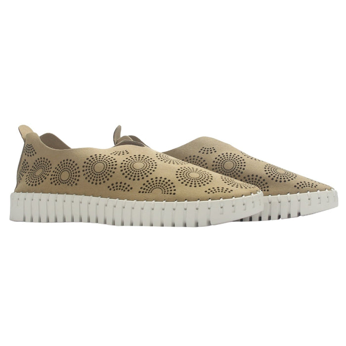 Zapato de Cuero Mujer Chalada Tren-1 Taupe Casual Zapatos Planos Comfort Chalada