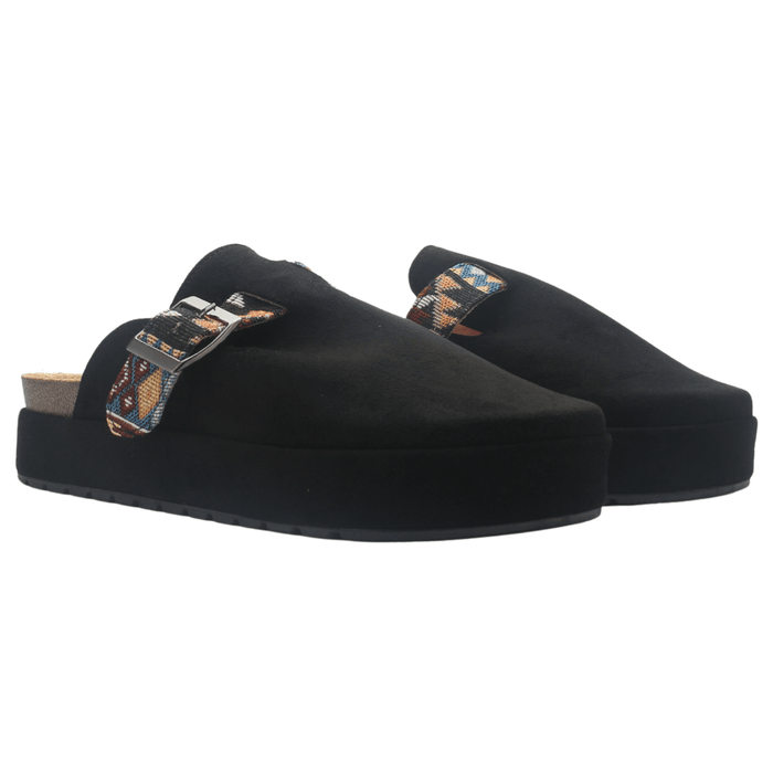 Zapato mujer Casual Negro Chalada Risco-3 Tacones Bajos Chalada