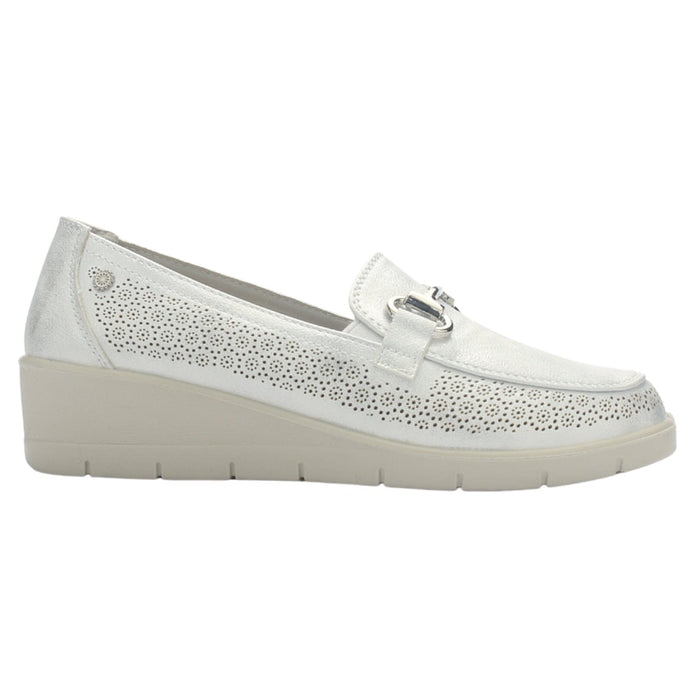 Zapato Mujer Chalada Cona-2 Plateado Casual Tacones Bajos Chalada