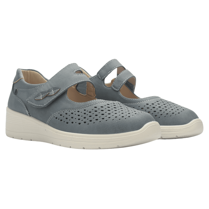 Zapato Mujer Chalada Ditter-3 Azul Casual Tacones Bajos Chalada