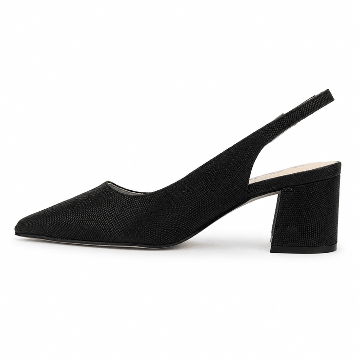 Zapato Negro Mujer Casual Chalada Faiza Tacones Bajos Chalada