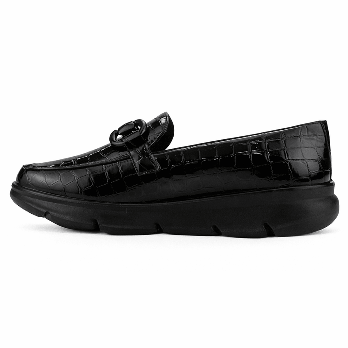 Zapato Negro Mujer Casual Chalada Graki Zapatos planos Chalada