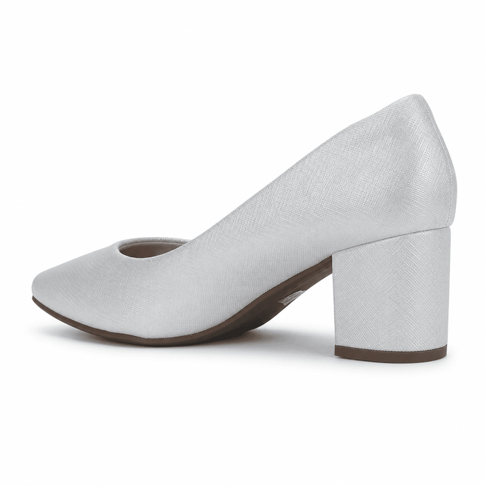 Zapato Plateado Mujer Casual Chalada Bolse Tacones Altos Chalada
