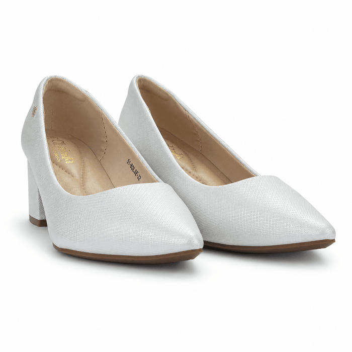 Zapato Plateado Mujer Casual Chalada Bolse Tacones Altos Chalada
