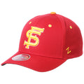 Zephyr College Vault Interlocking FS Competitor Adjustable Low Crown Adjustable Hat - Garnet