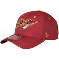 Zephyr Vault Flaming Spear Design Adjustable Snapback Cap - Cardinal