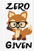 zero fox given